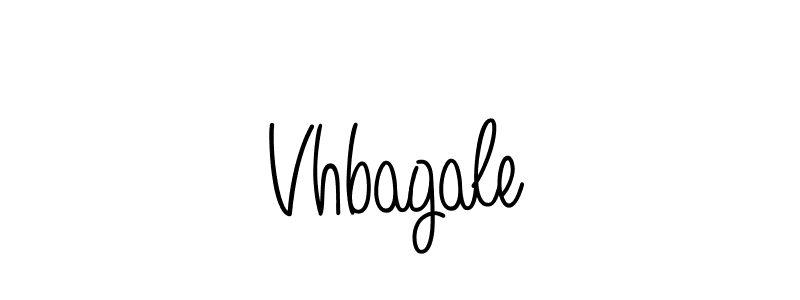 How to make Vhbagale name signature. Use Angelique-Rose-font-FFP style for creating short signs online. This is the latest handwritten sign. Vhbagale signature style 5 images and pictures png