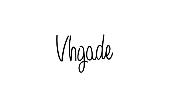 Use a signature maker to create a handwritten signature online. With this signature software, you can design (Angelique-Rose-font-FFP) your own signature for name Vhgade. Vhgade signature style 5 images and pictures png