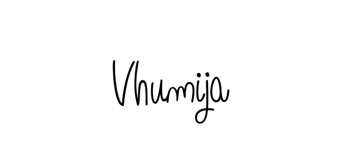 Make a beautiful signature design for name Vhumija. Use this online signature maker to create a handwritten signature for free. Vhumija signature style 5 images and pictures png