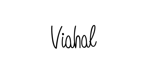 Create a beautiful signature design for name Viahal. With this signature (Angelique-Rose-font-FFP) fonts, you can make a handwritten signature for free. Viahal signature style 5 images and pictures png
