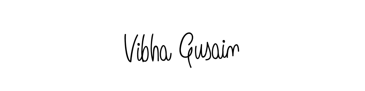 This is the best signature style for the Vibha Gusain name. Also you like these signature font (Angelique-Rose-font-FFP). Mix name signature. Vibha Gusain signature style 5 images and pictures png