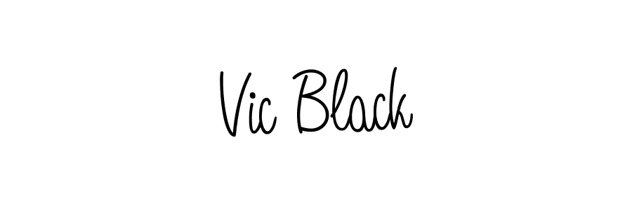 This is the best signature style for the Vic Black name. Also you like these signature font (Angelique-Rose-font-FFP). Mix name signature. Vic Black signature style 5 images and pictures png