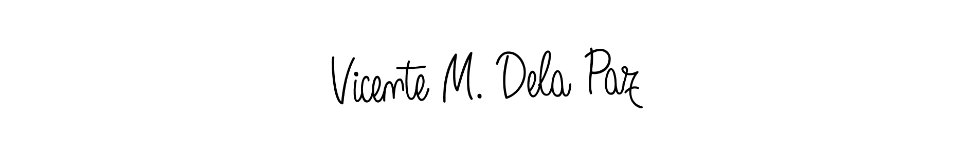 Similarly Angelique-Rose-font-FFP is the best handwritten signature design. Signature creator online .You can use it as an online autograph creator for name Vicente M. Dela Paz. Vicente M. Dela Paz signature style 5 images and pictures png