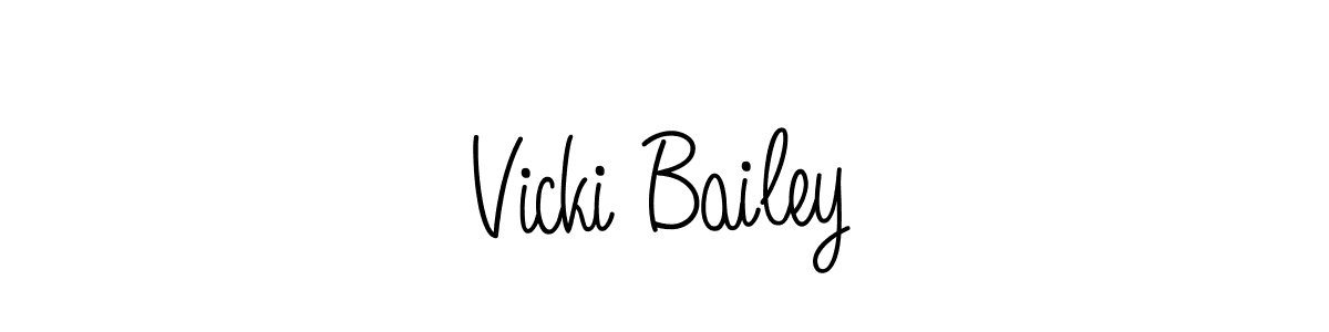 Best and Professional Signature Style for Vicki Bailey. Angelique-Rose-font-FFP Best Signature Style Collection. Vicki Bailey signature style 5 images and pictures png