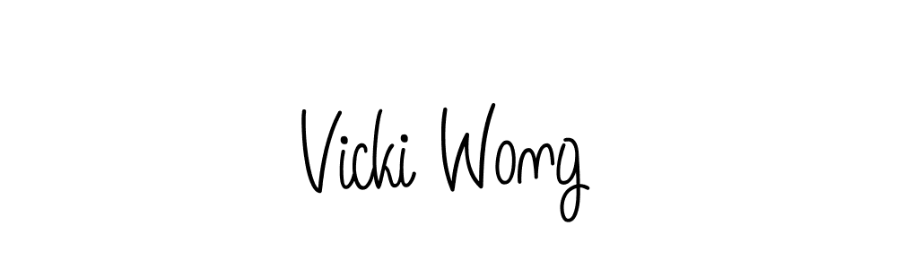 Here are the top 10 professional signature styles for the name Vicki Wong. These are the best autograph styles you can use for your name. Vicki Wong signature style 5 images and pictures png