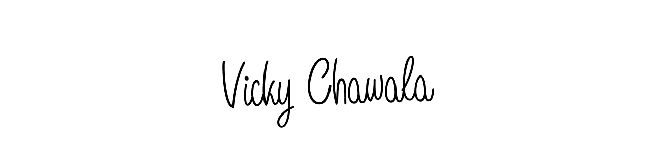 Make a beautiful signature design for name Vicky Chawala. Use this online signature maker to create a handwritten signature for free. Vicky Chawala signature style 5 images and pictures png