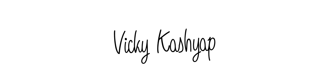 Make a beautiful signature design for name Vicky Kashyap. Use this online signature maker to create a handwritten signature for free. Vicky Kashyap signature style 5 images and pictures png