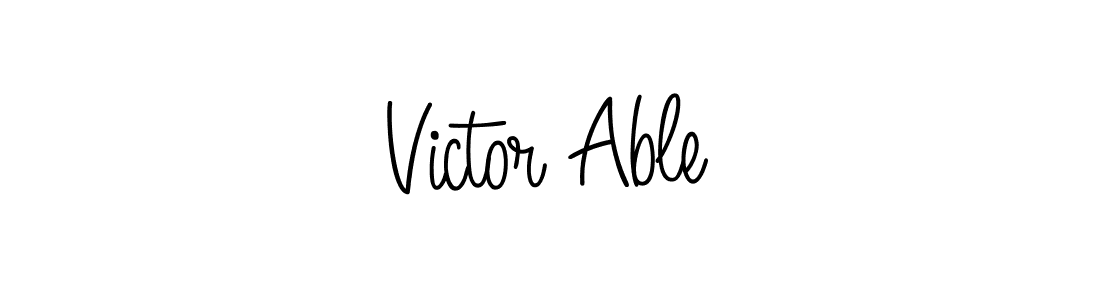 Best and Professional Signature Style for Victor Able. Angelique-Rose-font-FFP Best Signature Style Collection. Victor Able signature style 5 images and pictures png