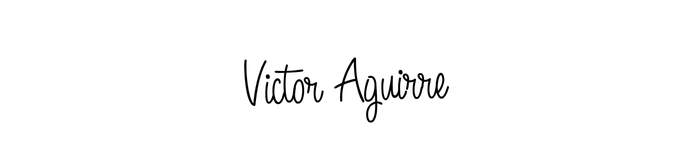 How to make Victor Aguirre signature? Angelique-Rose-font-FFP is a professional autograph style. Create handwritten signature for Victor Aguirre name. Victor Aguirre signature style 5 images and pictures png