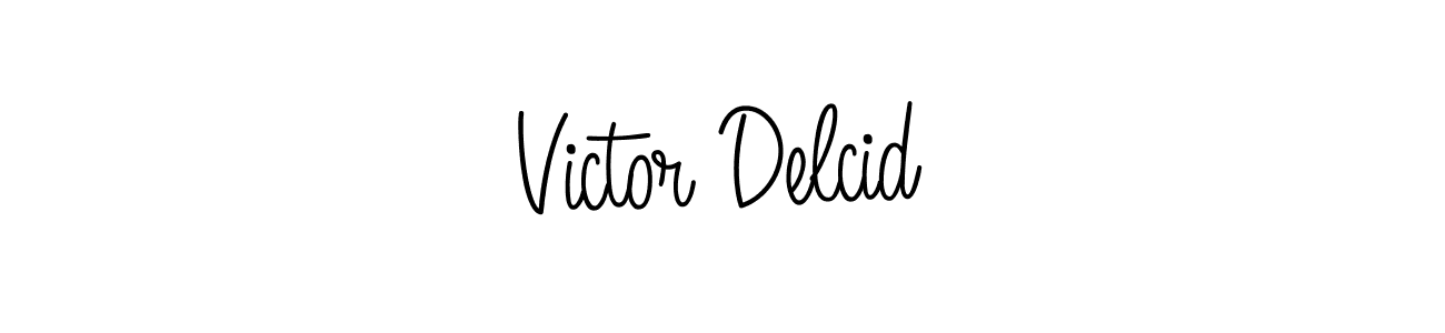 if you are searching for the best signature style for your name Victor Delcid. so please give up your signature search. here we have designed multiple signature styles  using Angelique-Rose-font-FFP. Victor Delcid signature style 5 images and pictures png