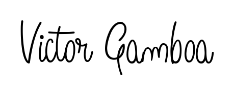 Design your own signature with our free online signature maker. With this signature software, you can create a handwritten (Angelique-Rose-font-FFP) signature for name Victor Gamboa. Victor Gamboa signature style 5 images and pictures png