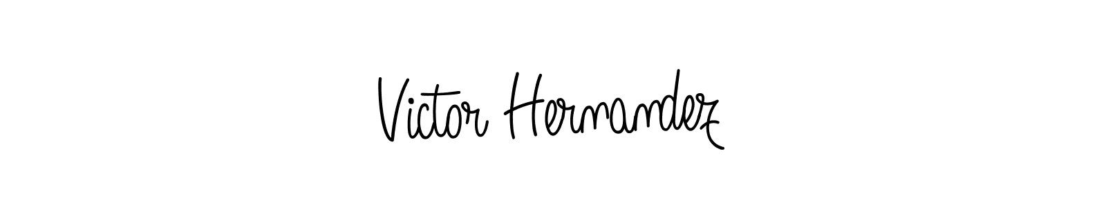 How to Draw Victor Hernandez signature style? Angelique-Rose-font-FFP is a latest design signature styles for name Victor Hernandez. Victor Hernandez signature style 5 images and pictures png