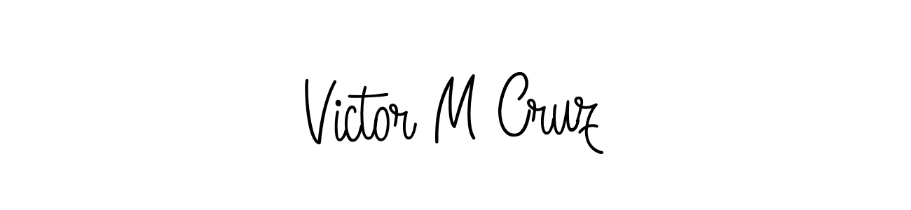 Make a short Victor M Cruz signature style. Manage your documents anywhere anytime using Angelique-Rose-font-FFP. Create and add eSignatures, submit forms, share and send files easily. Victor M Cruz signature style 5 images and pictures png