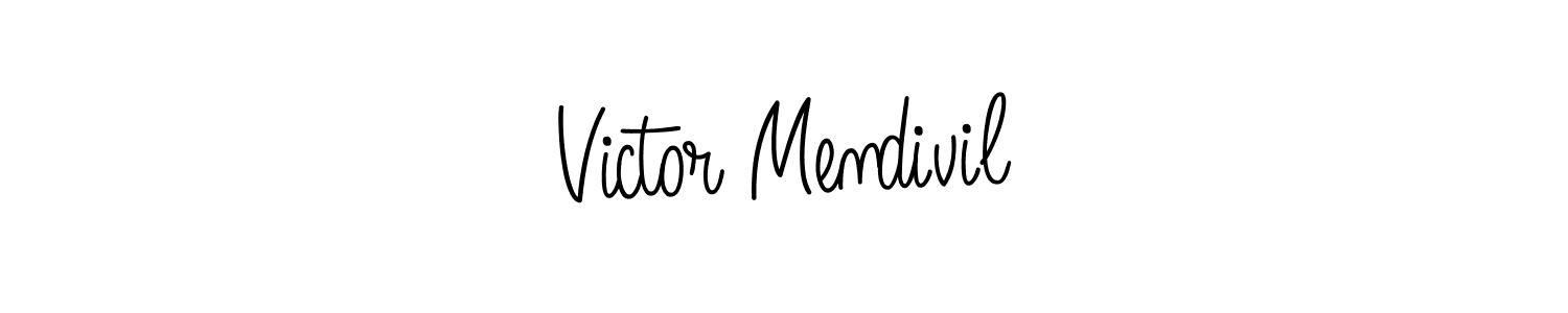 Also we have Victor Mendivil name is the best signature style. Create professional handwritten signature collection using Angelique-Rose-font-FFP autograph style. Victor Mendivil signature style 5 images and pictures png