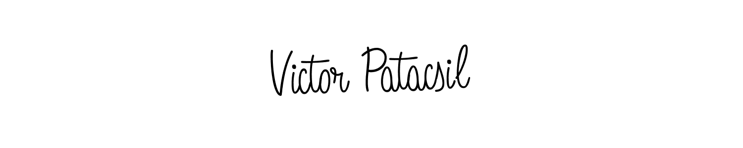 It looks lik you need a new signature style for name Victor Patacsil. Design unique handwritten (Angelique-Rose-font-FFP) signature with our free signature maker in just a few clicks. Victor Patacsil signature style 5 images and pictures png