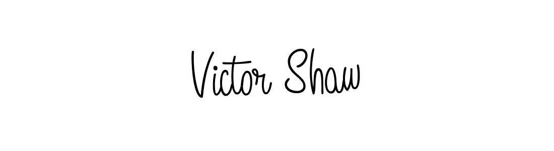 How to make Victor Shaw signature? Angelique-Rose-font-FFP is a professional autograph style. Create handwritten signature for Victor Shaw name. Victor Shaw signature style 5 images and pictures png