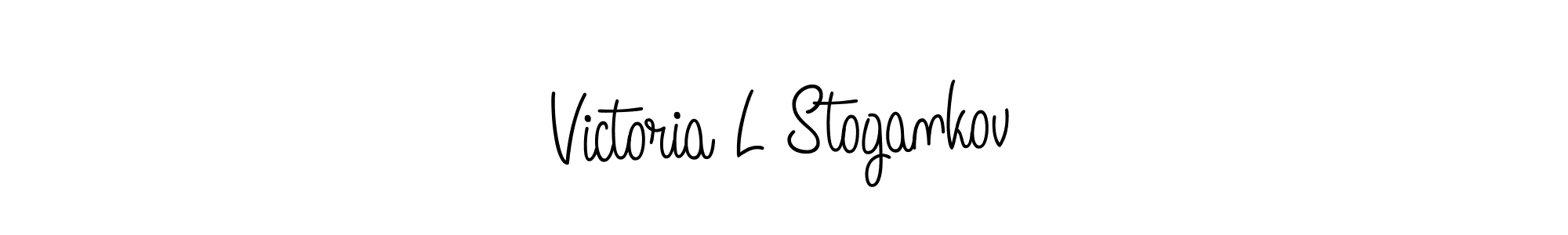Design your own signature with our free online signature maker. With this signature software, you can create a handwritten (Angelique-Rose-font-FFP) signature for name Victoria L Stogankov. Victoria L Stogankov signature style 5 images and pictures png