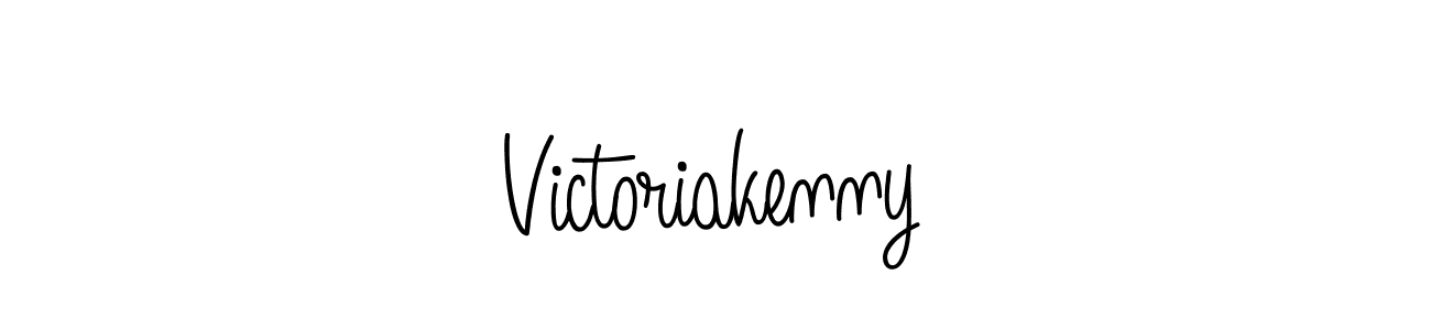 Victoriakenny stylish signature style. Best Handwritten Sign (Angelique-Rose-font-FFP) for my name. Handwritten Signature Collection Ideas for my name Victoriakenny. Victoriakenny signature style 5 images and pictures png