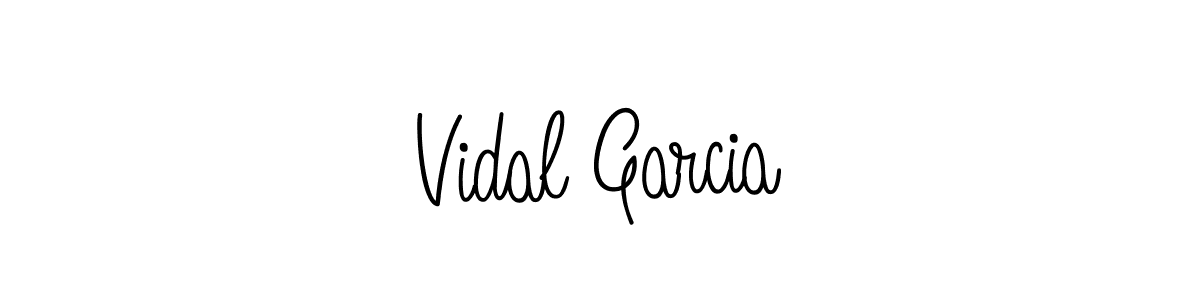 How to make Vidal Garcia name signature. Use Angelique-Rose-font-FFP style for creating short signs online. This is the latest handwritten sign. Vidal Garcia signature style 5 images and pictures png
