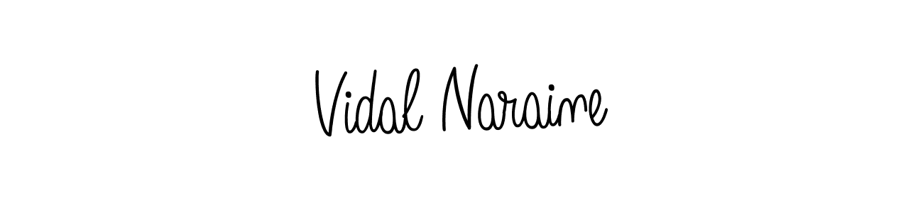 Make a short Vidal Naraine signature style. Manage your documents anywhere anytime using Angelique-Rose-font-FFP. Create and add eSignatures, submit forms, share and send files easily. Vidal Naraine signature style 5 images and pictures png