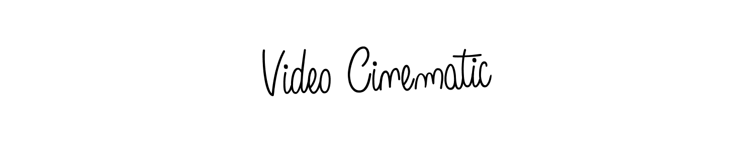 You should practise on your own different ways (Angelique-Rose-font-FFP) to write your name (Video Cinematic) in signature. don't let someone else do it for you. Video Cinematic signature style 5 images and pictures png