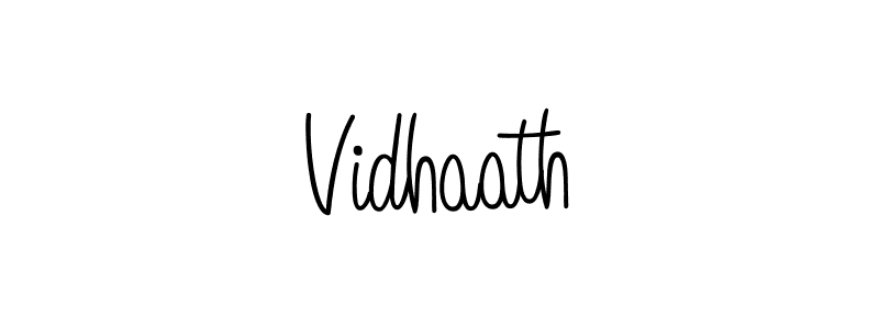 Make a beautiful signature design for name Vidhaath. Use this online signature maker to create a handwritten signature for free. Vidhaath signature style 5 images and pictures png