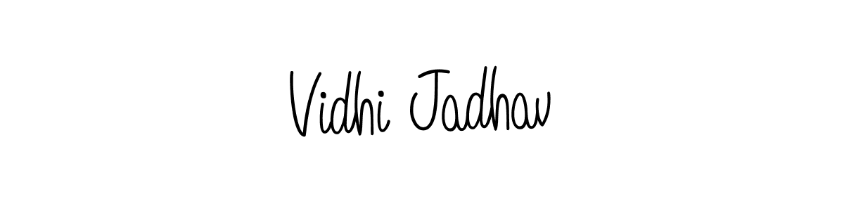 Also You can easily find your signature by using the search form. We will create Vidhi Jadhav name handwritten signature images for you free of cost using Angelique-Rose-font-FFP sign style. Vidhi Jadhav signature style 5 images and pictures png