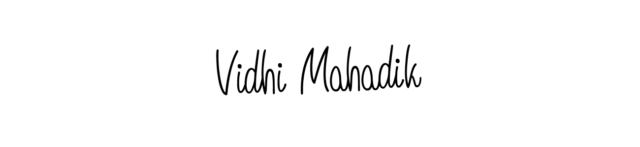 if you are searching for the best signature style for your name Vidhi Mahadik. so please give up your signature search. here we have designed multiple signature styles  using Angelique-Rose-font-FFP. Vidhi Mahadik signature style 5 images and pictures png