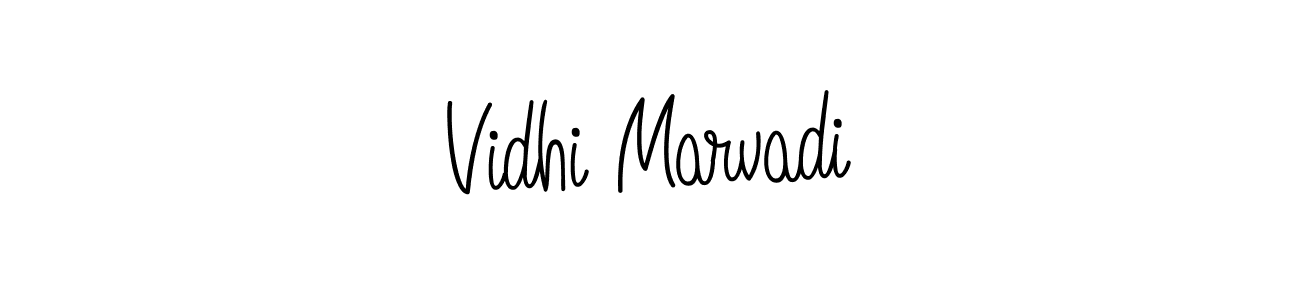 How to make Vidhi Marvadi signature? Angelique-Rose-font-FFP is a professional autograph style. Create handwritten signature for Vidhi Marvadi name. Vidhi Marvadi signature style 5 images and pictures png