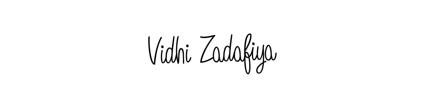 Once you've used our free online signature maker to create your best signature Angelique-Rose-font-FFP style, it's time to enjoy all of the benefits that Vidhi Zadafiya name signing documents. Vidhi Zadafiya signature style 5 images and pictures png