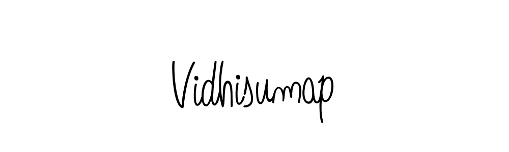 Here are the top 10 professional signature styles for the name Vidhisumap. These are the best autograph styles you can use for your name. Vidhisumap signature style 5 images and pictures png