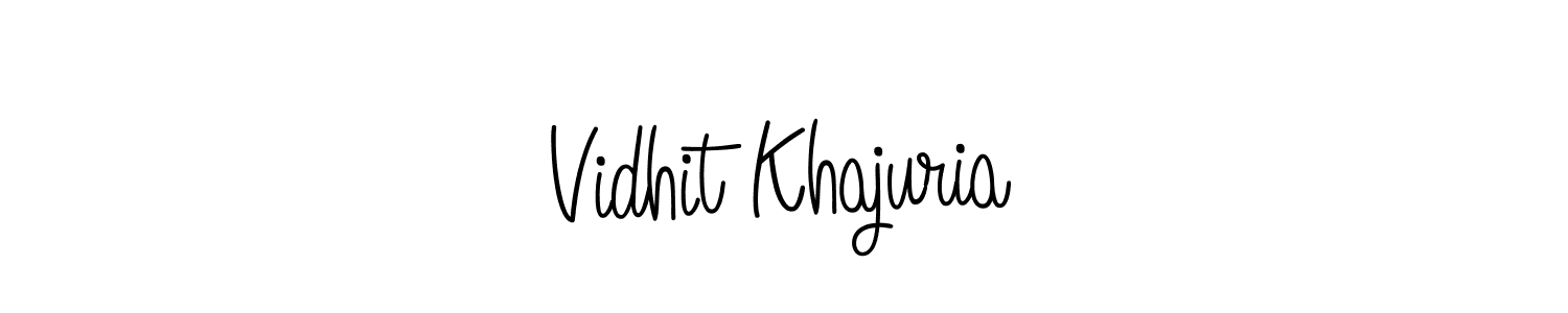 Make a beautiful signature design for name Vidhit Khajuria. Use this online signature maker to create a handwritten signature for free. Vidhit Khajuria signature style 5 images and pictures png