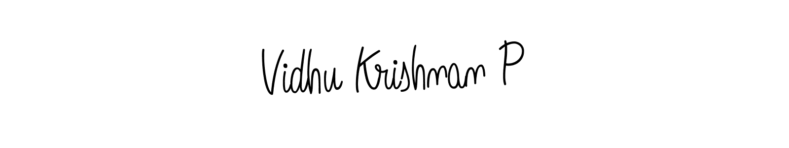 if you are searching for the best signature style for your name Vidhu Krishnan P. so please give up your signature search. here we have designed multiple signature styles  using Angelique-Rose-font-FFP. Vidhu Krishnan P signature style 5 images and pictures png