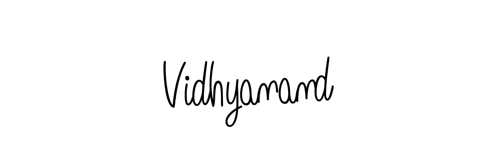The best way (Angelique-Rose-font-FFP) to make a short signature is to pick only two or three words in your name. The name Vidhyanand include a total of six letters. For converting this name. Vidhyanand signature style 5 images and pictures png