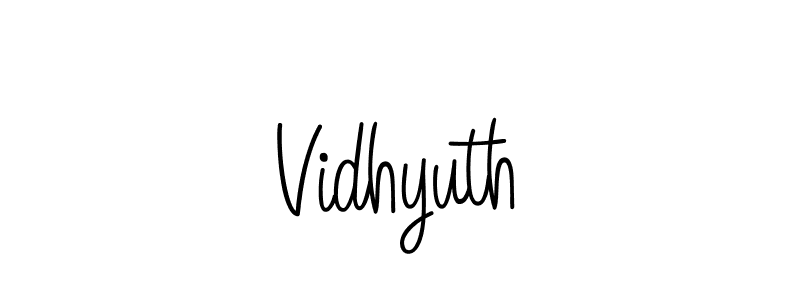 It looks lik you need a new signature style for name Vidhyuth. Design unique handwritten (Angelique-Rose-font-FFP) signature with our free signature maker in just a few clicks. Vidhyuth signature style 5 images and pictures png