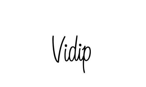 Angelique-Rose-font-FFP is a professional signature style that is perfect for those who want to add a touch of class to their signature. It is also a great choice for those who want to make their signature more unique. Get Vidip name to fancy signature for free. Vidip signature style 5 images and pictures png