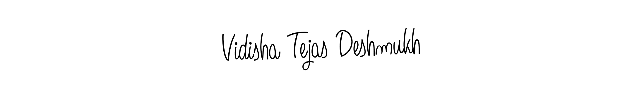 if you are searching for the best signature style for your name Vidisha Tejas Deshmukh. so please give up your signature search. here we have designed multiple signature styles  using Angelique-Rose-font-FFP. Vidisha Tejas Deshmukh signature style 5 images and pictures png