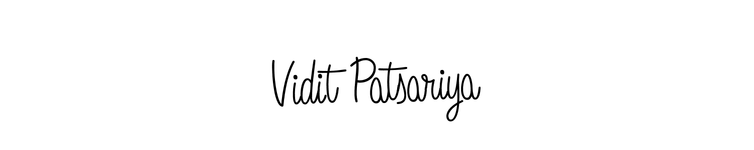 Once you've used our free online signature maker to create your best signature Angelique-Rose-font-FFP style, it's time to enjoy all of the benefits that Vidit Patsariya name signing documents. Vidit Patsariya signature style 5 images and pictures png
