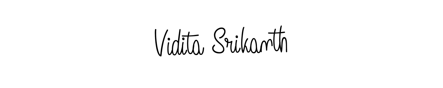 You can use this online signature creator to create a handwritten signature for the name Vidita Srikanth. This is the best online autograph maker. Vidita Srikanth signature style 5 images and pictures png