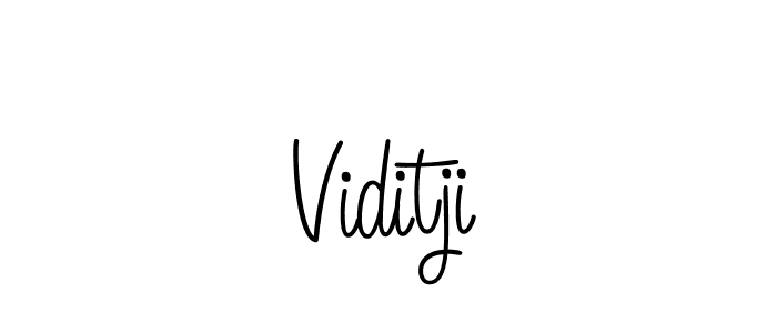 You can use this online signature creator to create a handwritten signature for the name Viditji. This is the best online autograph maker. Viditji signature style 5 images and pictures png