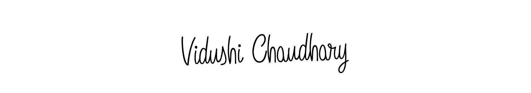 How to Draw Vidushi Chaudhary signature style? Angelique-Rose-font-FFP is a latest design signature styles for name Vidushi Chaudhary. Vidushi Chaudhary signature style 5 images and pictures png
