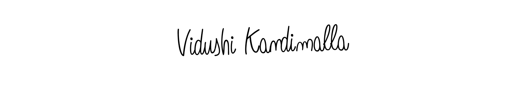 How to Draw Vidushi Kandimalla signature style? Angelique-Rose-font-FFP is a latest design signature styles for name Vidushi Kandimalla. Vidushi Kandimalla signature style 5 images and pictures png