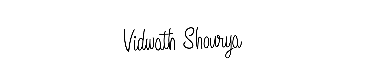 Vidwath Shourya stylish signature style. Best Handwritten Sign (Angelique-Rose-font-FFP) for my name. Handwritten Signature Collection Ideas for my name Vidwath Shourya. Vidwath Shourya signature style 5 images and pictures png