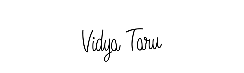 The best way (Angelique-Rose-font-FFP) to make a short signature is to pick only two or three words in your name. The name Vidya Taru include a total of six letters. For converting this name. Vidya Taru signature style 5 images and pictures png