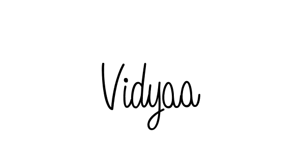 Design your own signature with our free online signature maker. With this signature software, you can create a handwritten (Angelique-Rose-font-FFP) signature for name Vidyaa. Vidyaa signature style 5 images and pictures png