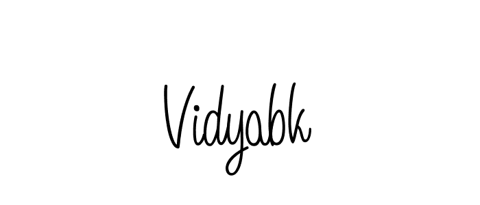 Best and Professional Signature Style for Vidyabk. Angelique-Rose-font-FFP Best Signature Style Collection. Vidyabk signature style 5 images and pictures png