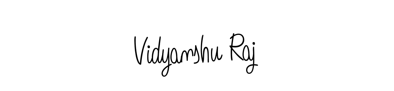 Make a short Vidyanshu Raj signature style. Manage your documents anywhere anytime using Angelique-Rose-font-FFP. Create and add eSignatures, submit forms, share and send files easily. Vidyanshu Raj signature style 5 images and pictures png
