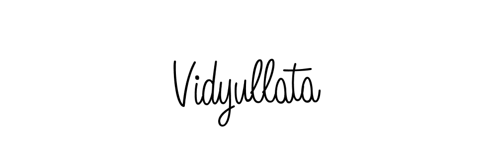 Create a beautiful signature design for name Vidyullata. With this signature (Angelique-Rose-font-FFP) fonts, you can make a handwritten signature for free. Vidyullata signature style 5 images and pictures png