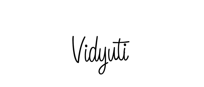 Make a beautiful signature design for name Vidyuti. Use this online signature maker to create a handwritten signature for free. Vidyuti signature style 5 images and pictures png