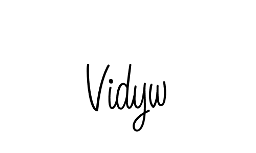 if you are searching for the best signature style for your name Vidyw. so please give up your signature search. here we have designed multiple signature styles  using Angelique-Rose-font-FFP. Vidyw signature style 5 images and pictures png